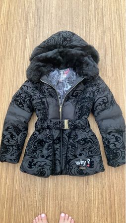 Steppmantel mit Pelzkragen Grösse 38 Desigual