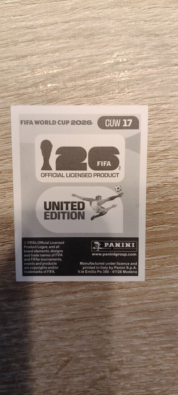 Panini Carte collezionabili: FIFA World Cup 2026 / CUW 17 – Nuovo (secondo la descrizione) da Plan-les-Ouates venduto da col_vq9g 1