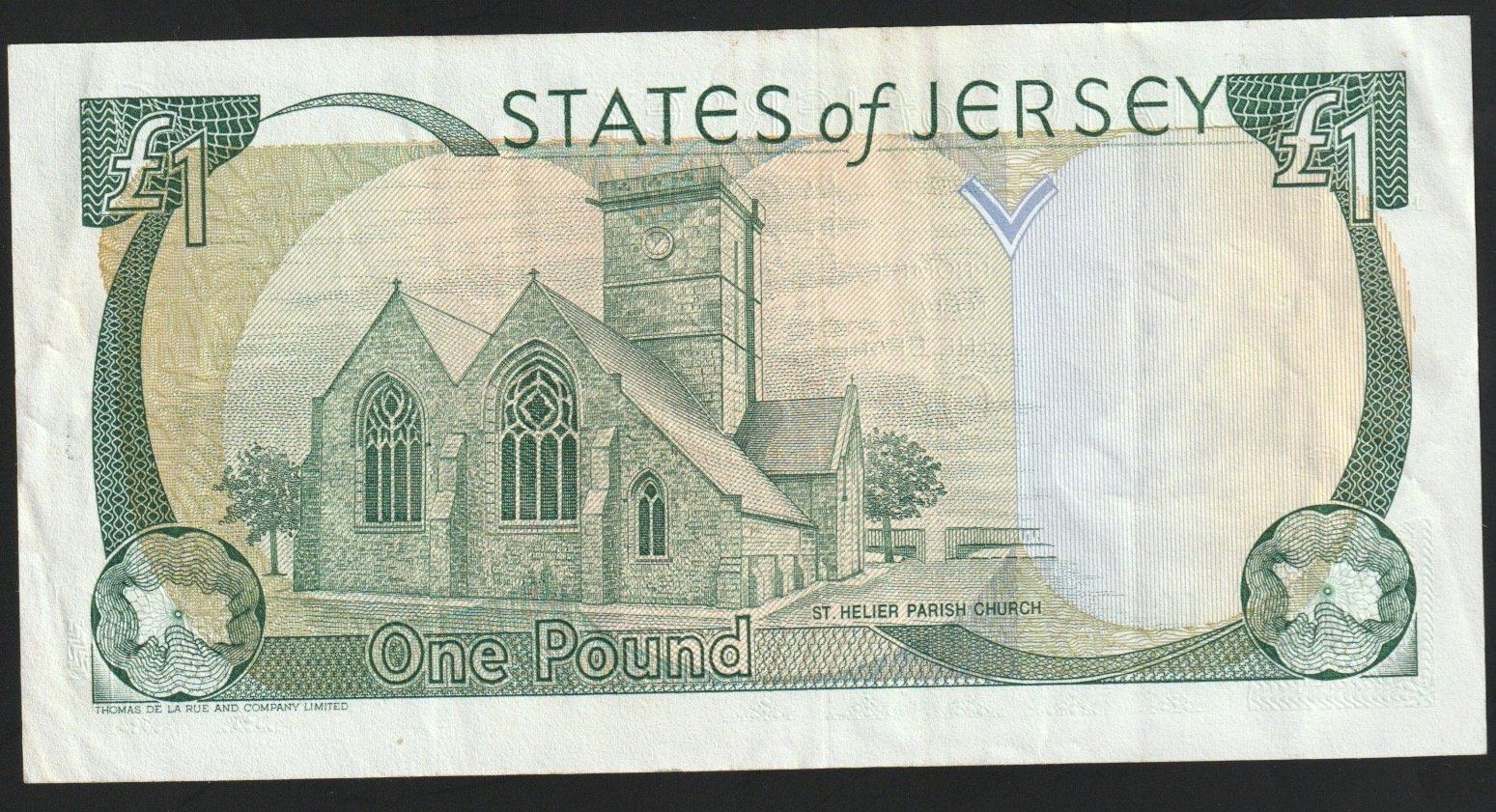 Banknoten: Jersey 1 Pound 1993 – Gebraucht aus Brugg AG von banknoten_muesli 1