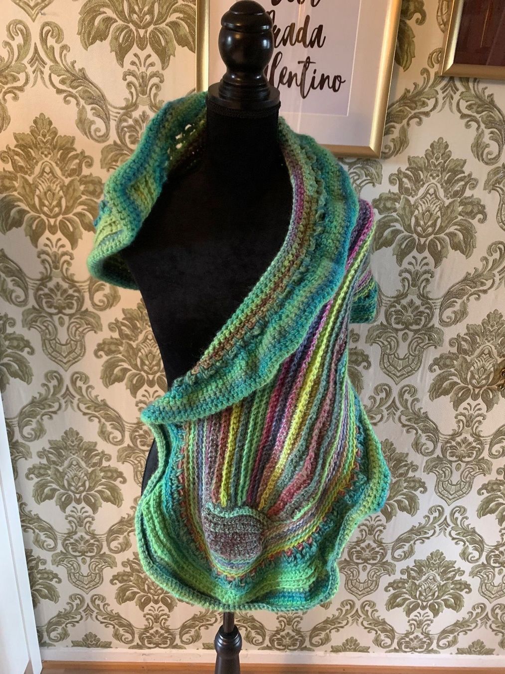 Foulard & Sciarpe: Schöner grüner Schal – Nuovo (secondo la descrizione) da Hochdorf venduto da Forestgreen 2