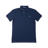 Polo Ralph Lauren bleu taille marine logo blanc - S slim fit