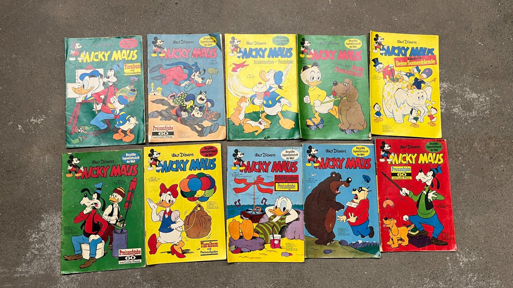 Comics: Micky Maus Hefte. Konvolut, 1967, 38 StÜck – Gebraucht aus Bern von daskannweg 2