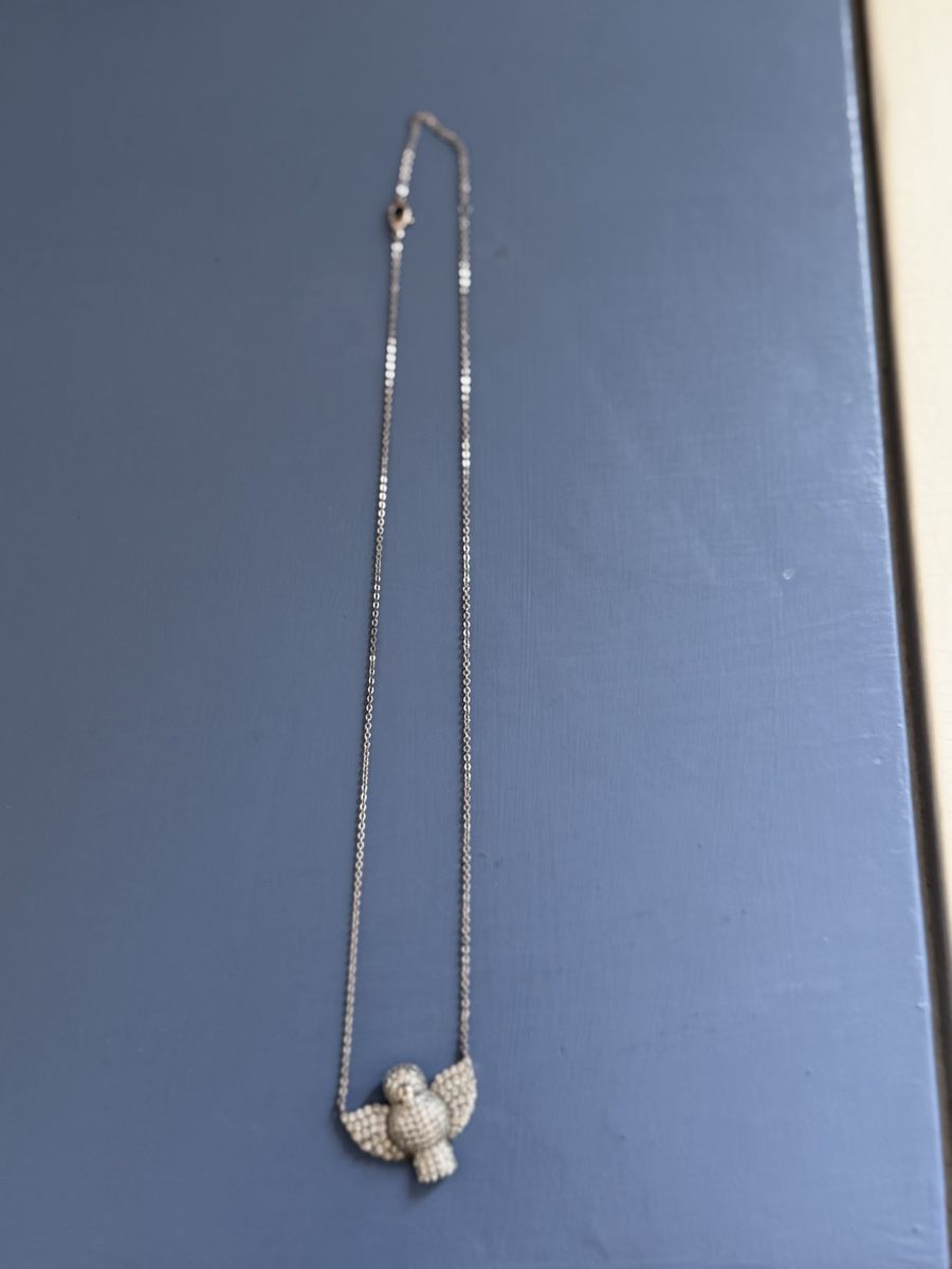 Catenine: Dove necklace with zirconia, silver-plated – Usato da Winterthur venduto da adriana_1000 2
