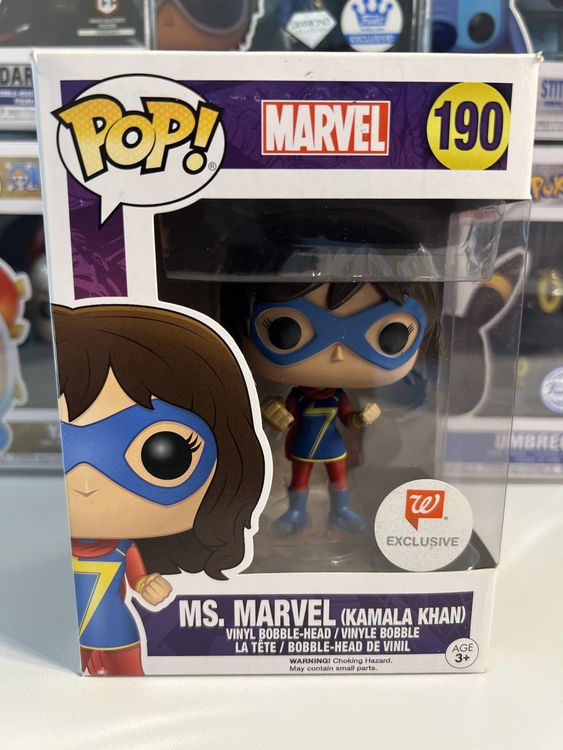 Funko POP! Marvel Ms. Marvel (Kamala Khan) Edition Limitée | Kaufen auf ...