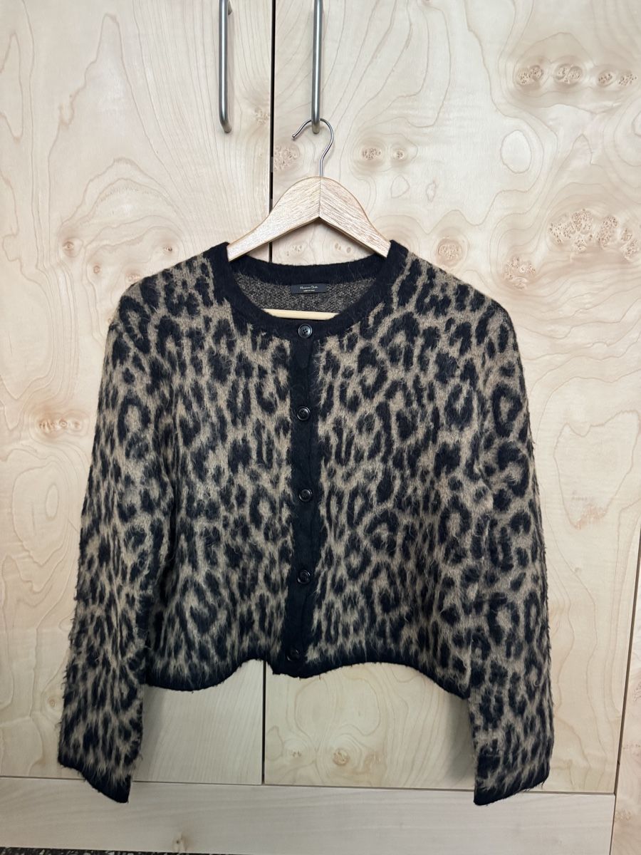 Massimo Dutti Giacche: Massimo Dutti leopard print button sweater cardigan S small – Usato da Zürich venduto da gva_r9gs