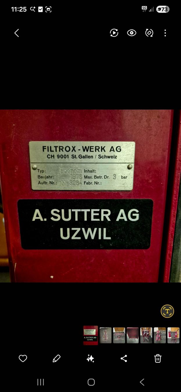 Sonstiges für Haushalt & Wohnen: Filtrox Econom, Schichtenfilter – Gebraucht aus Auenstein von Y.C. 3