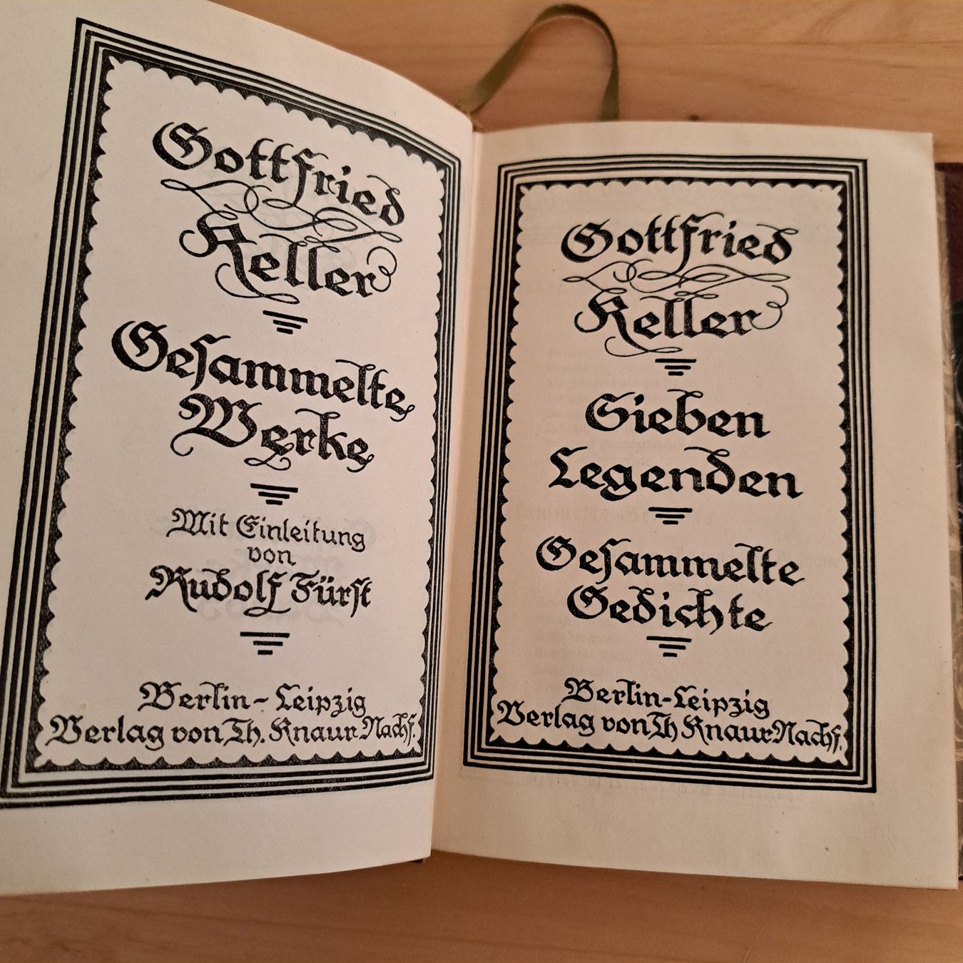 Libri: Gottfried Keller / Gesammelte Werke – Usato da Grüningen venduto da Tappio 4