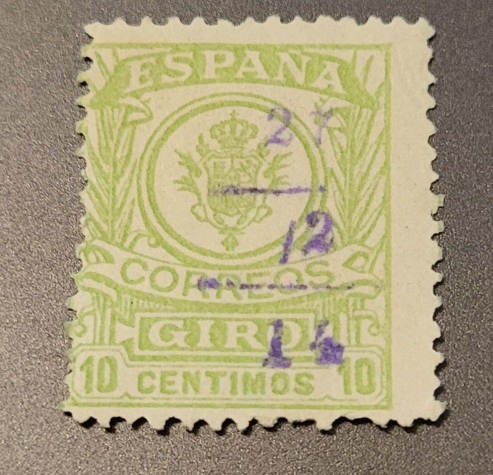 Tutti i francobolli: Spanien 1920 briefmarke – Usato da St Gallen venduto da Stampsalshobby