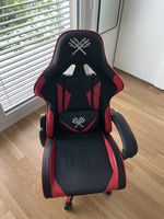 Gaming-Stuhl / Bürostuhl, schwarz-rot, 1 Jahr alt