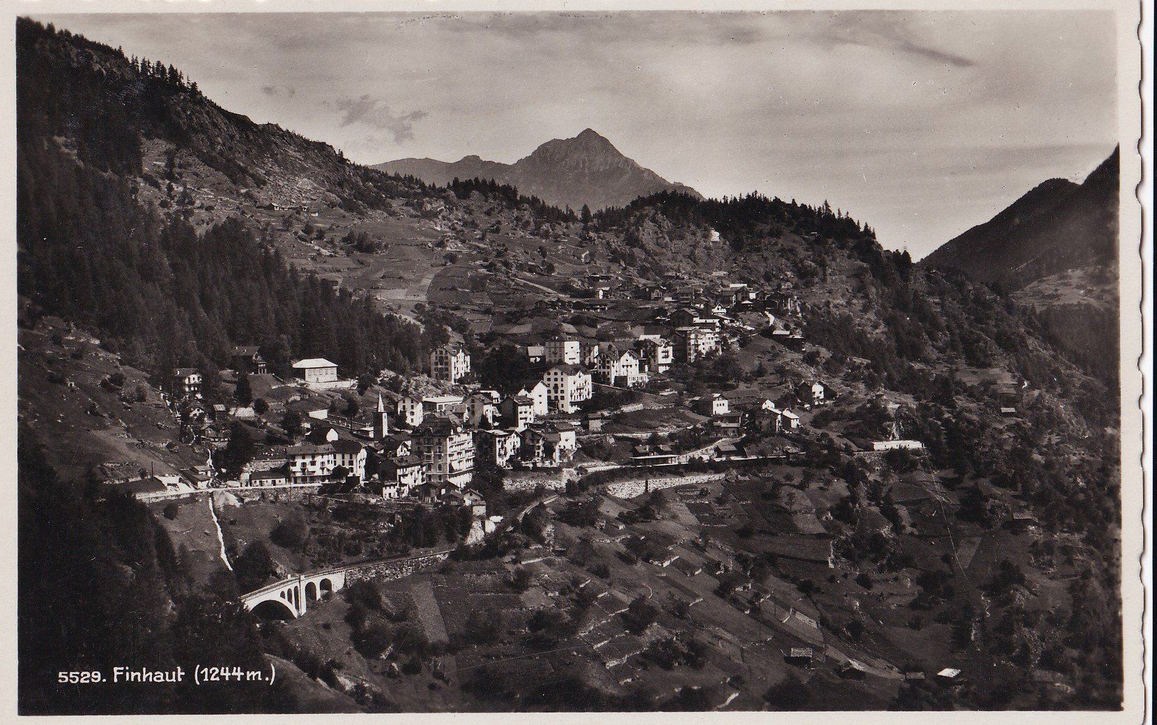 Cartoline postali: Finhaut Dorfansicht – Usato da Olten venduto da clotaldi