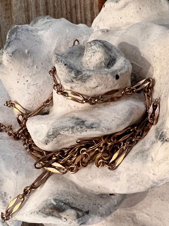 Ketteli 1930 Plaque or Lamine Figaro Design selten Rotgold Kaufen auf