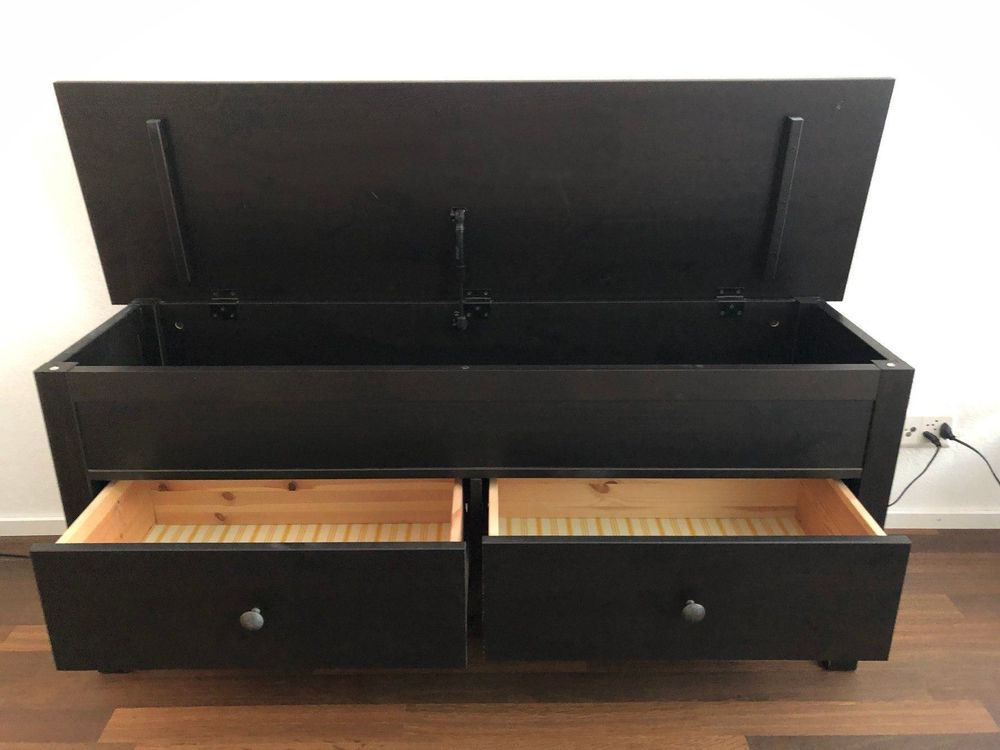 Holztruhe mit 2 Schubladen Hemnes Ikea Kaufen auf Ricardo