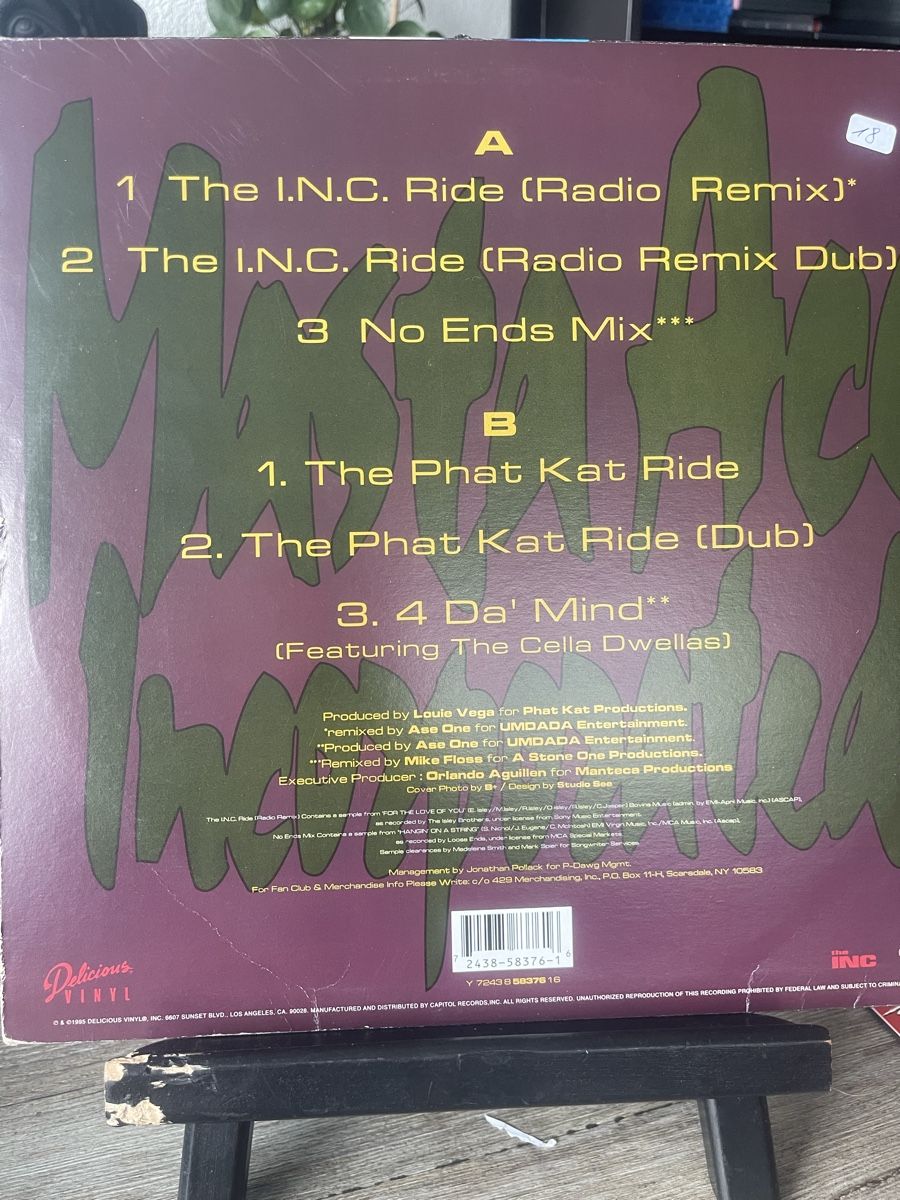 Schallplatten: Masta Ace / The Inc Ride  – Gebraucht aus Dagmersellen von stonefinger 1