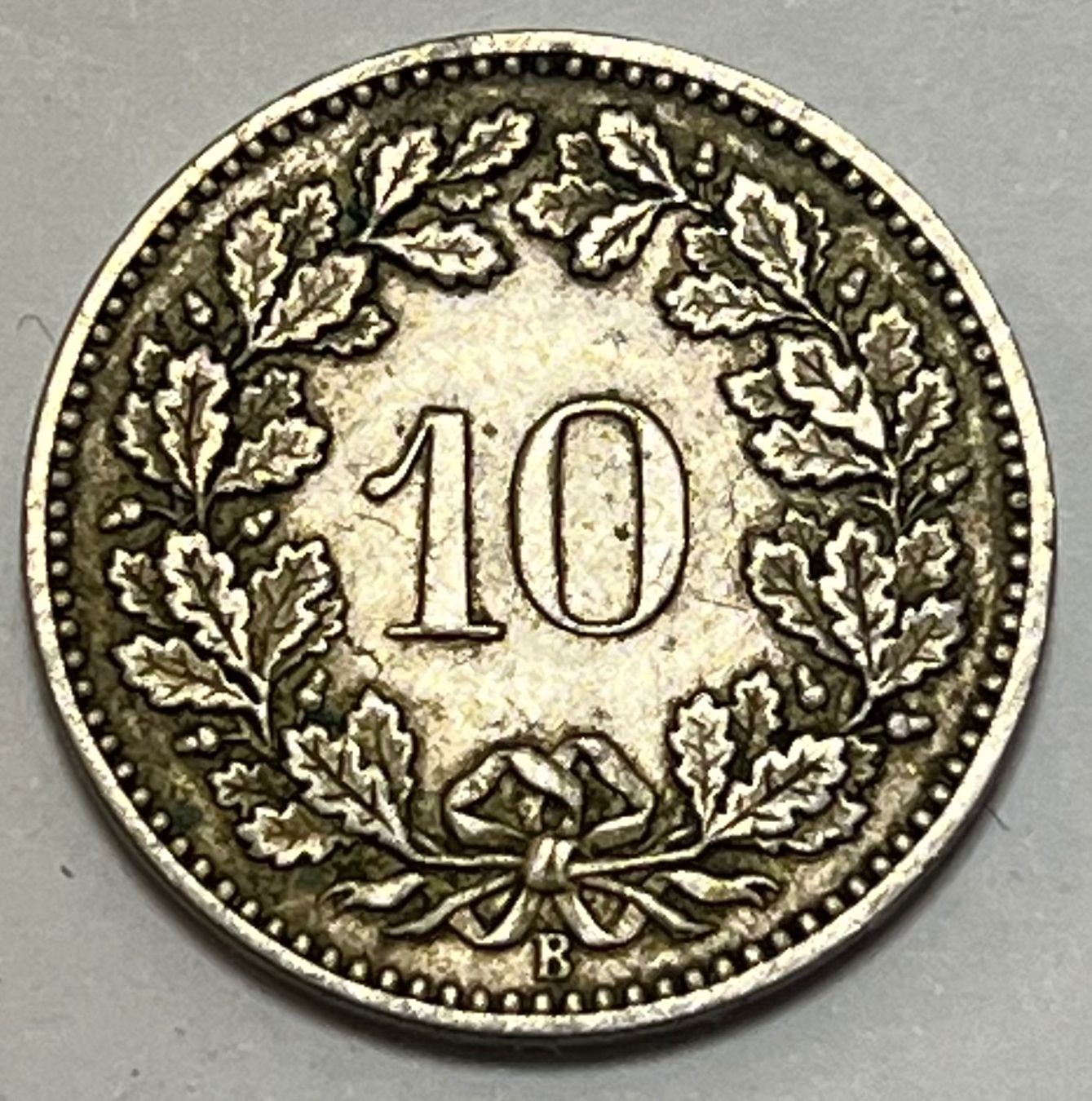 Tutti le monete: 10 Rappen - 1885 B – Usato da Dietikon venduto da Numis8953 1