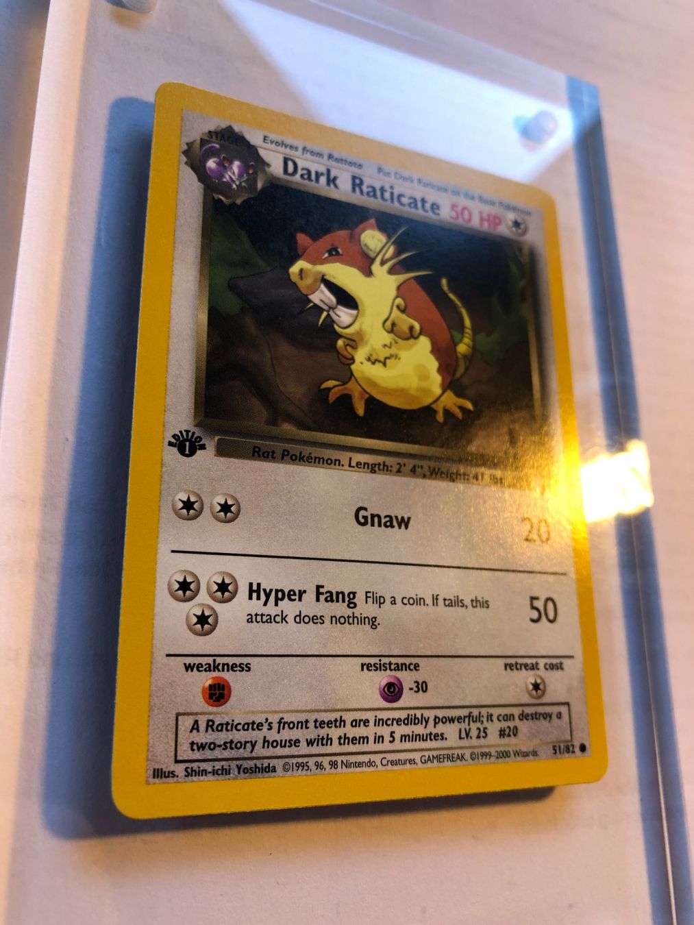 Sammelbilder & Trading cards: Dark Raticate 1st Team Rocket - MINT - ab 1.- – Gebraucht aus Giubiasco von dan_pr8b 1