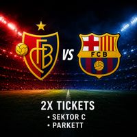 FC Basel gegen FC Barcelona 2 Tickets Sektor C