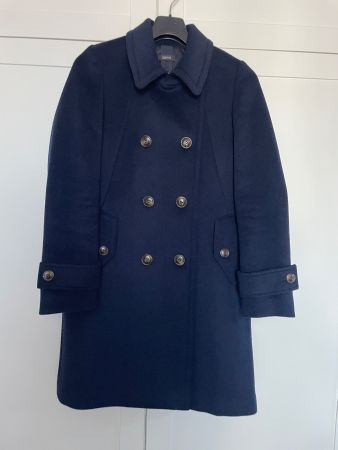 Wintermantel, Esprit Wollmantel, dunkelblau, Grösse 36
