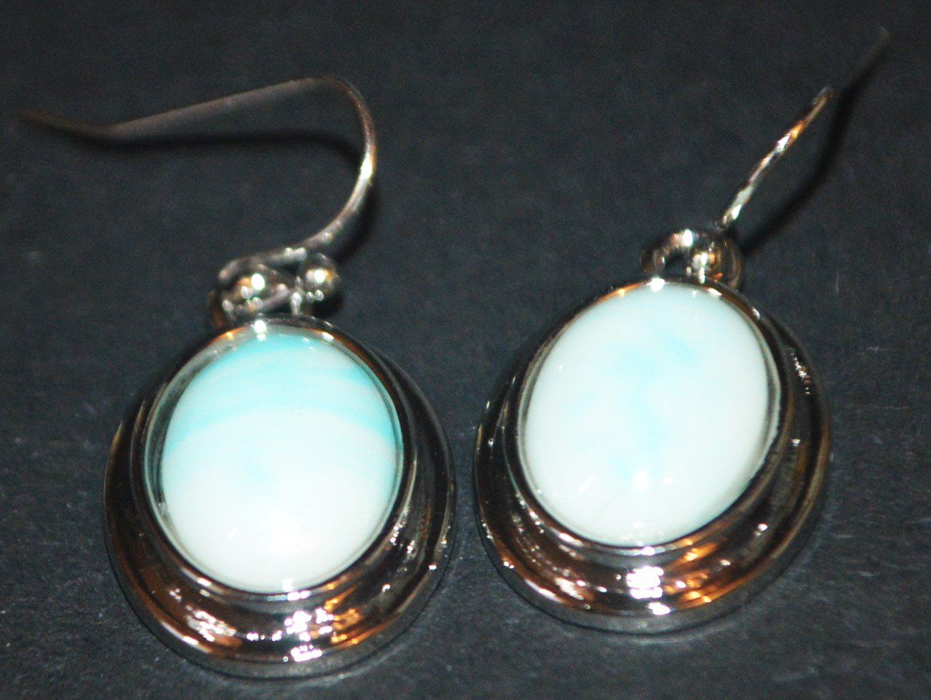 Ohrringe & -stecker: Ohrringe M-146 – Larimar Imitation – Neu und originalverpackt aus Goldiwil (Thun) von han_v5b7 1