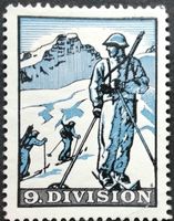 Soldatenmarke 2.WK, 9. Division, senkrecht, Wi Kdo 91