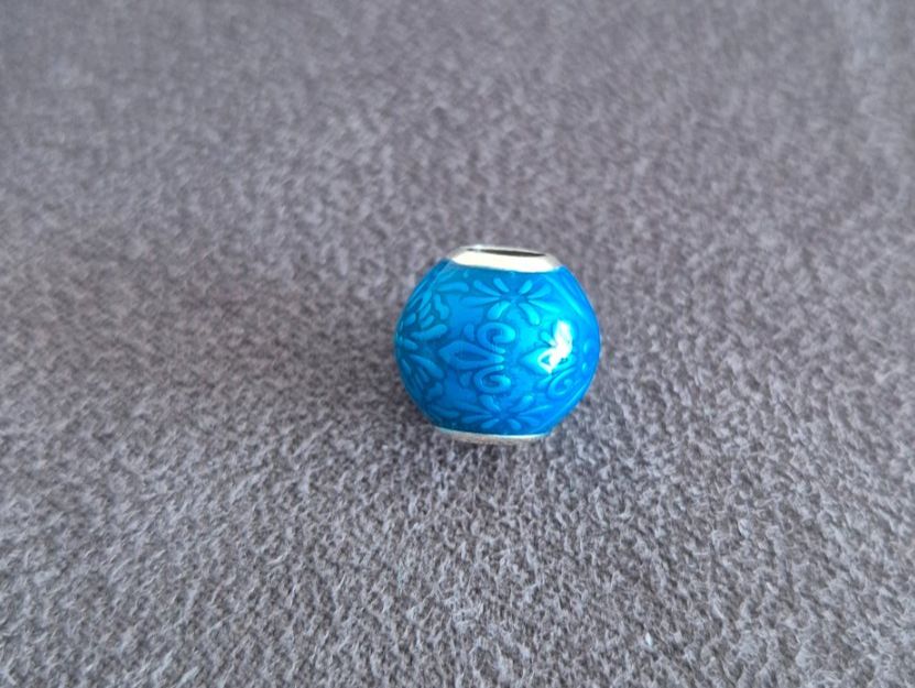 Ciondoli: Silber Charm Kugel blau +Garantie – Nuovo (secondo la descrizione) da Rotkreuz venduto da Carbone_Bijou-Shop 1