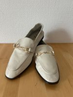 Loafers, Mokassins, Slippers, creme, weiss, Gr. 38, neu!