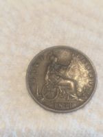 Monnaie 1 penny Victoria 1891 Royaume-Uni état usé