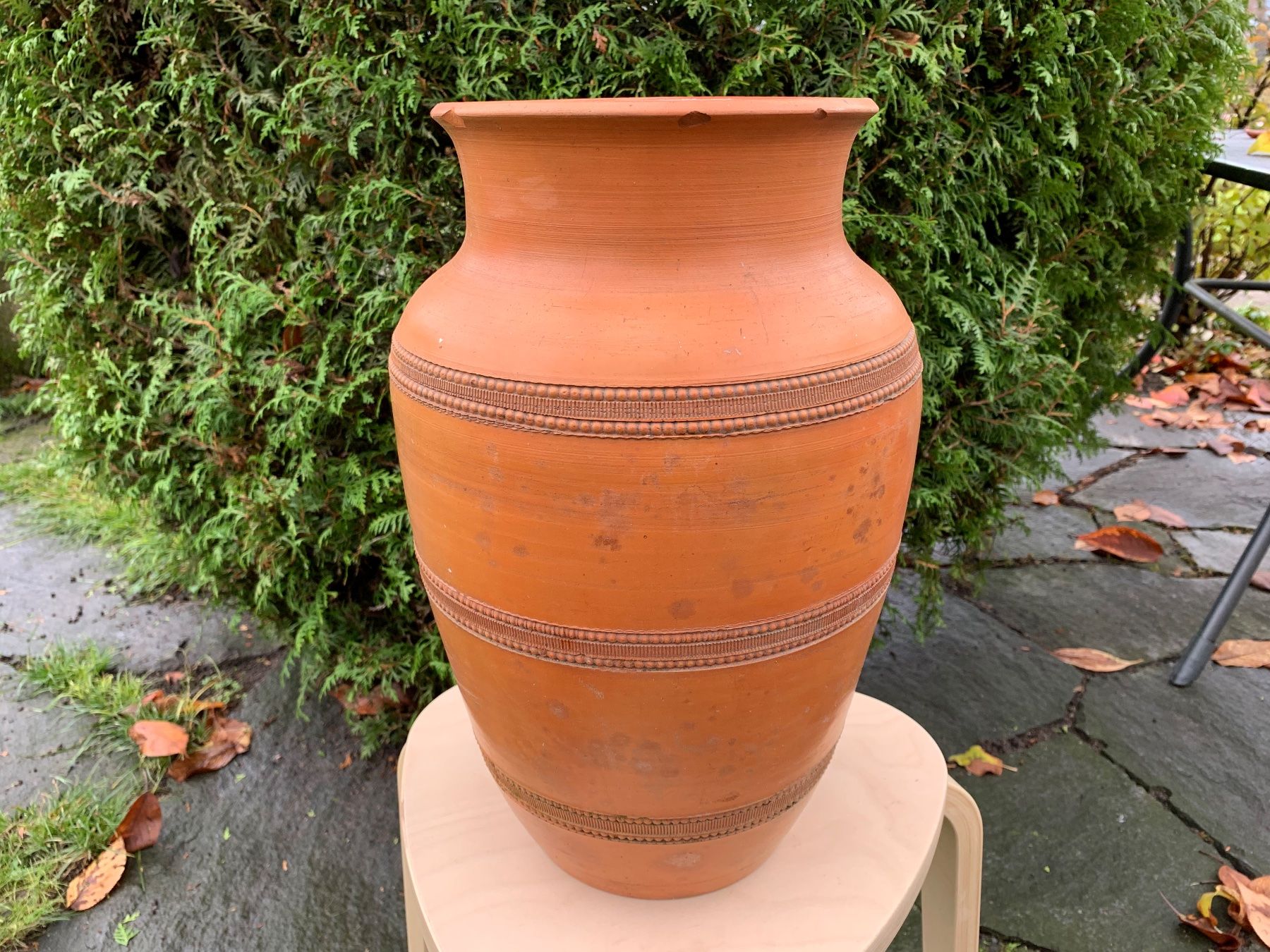 Vasi & Recipienti: sehr seltene Stauffer Bern Bodenvase aus Ton – Usato da Feldbach venduto da Olive1 3