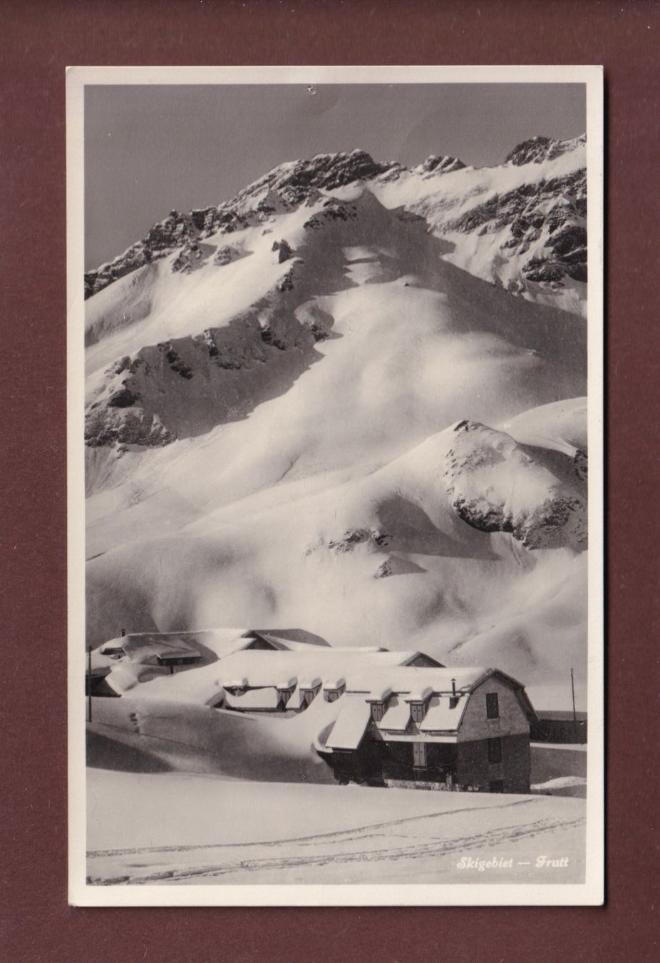 Cartoline postali: FRUTT - Skigebiet - 1934 – Usato da Pully venduto da nicecards-shop
