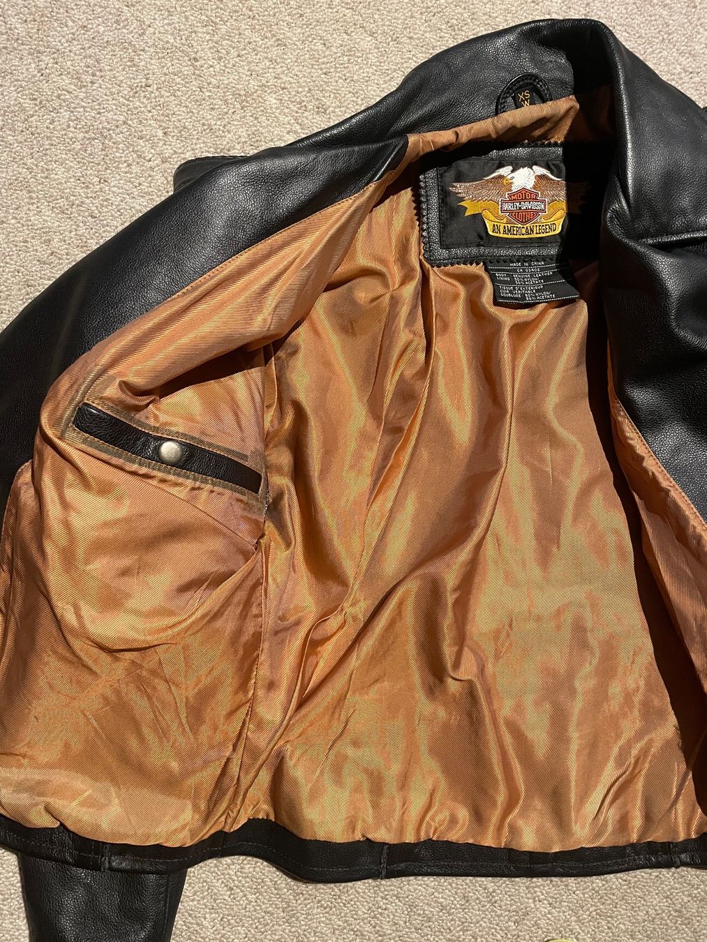Harley-Davidson Giacche: Motororadjacke Harley Davidson Leder – Usato da Siebnen venduto da manuro65 3