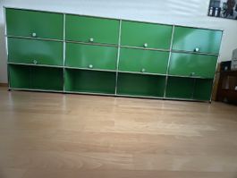 USM Haller Sideboard Grün Metall Chrom guter Zustand