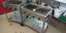 Gasgrill MUE Edelstahl mit Unterchrank 2 Stk