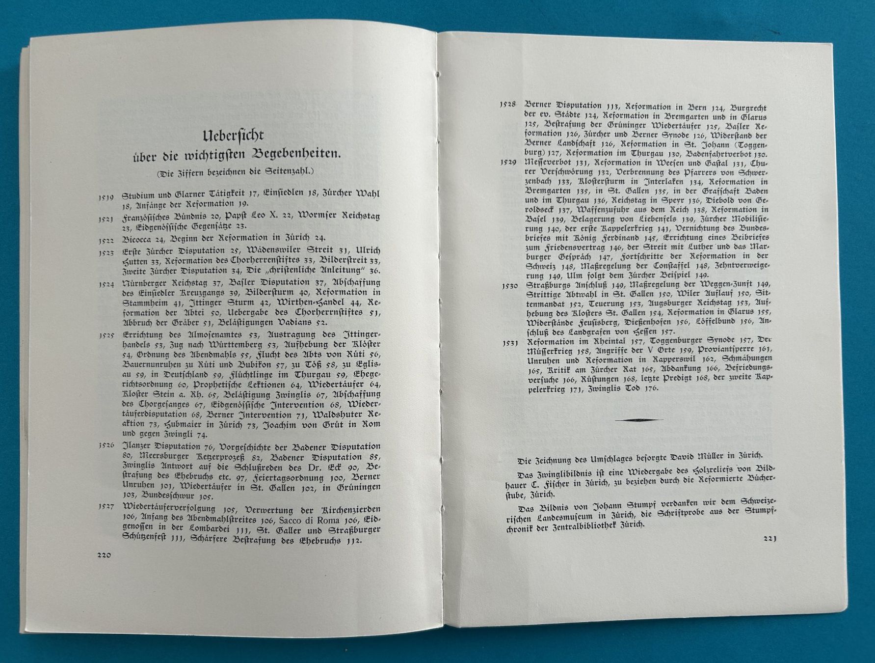 Libri: J.STUMPF: CHRONICA ZWINGLI – Usato da Zürich venduto da Domus09 7