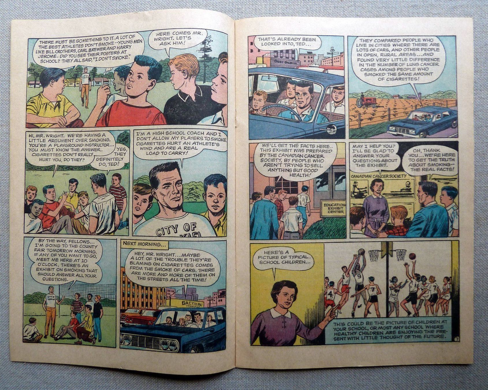 Comics: Comic gegen das Rauchen USA CANADA 1965 – Gebraucht aus Mesocco von Nugivendus 2