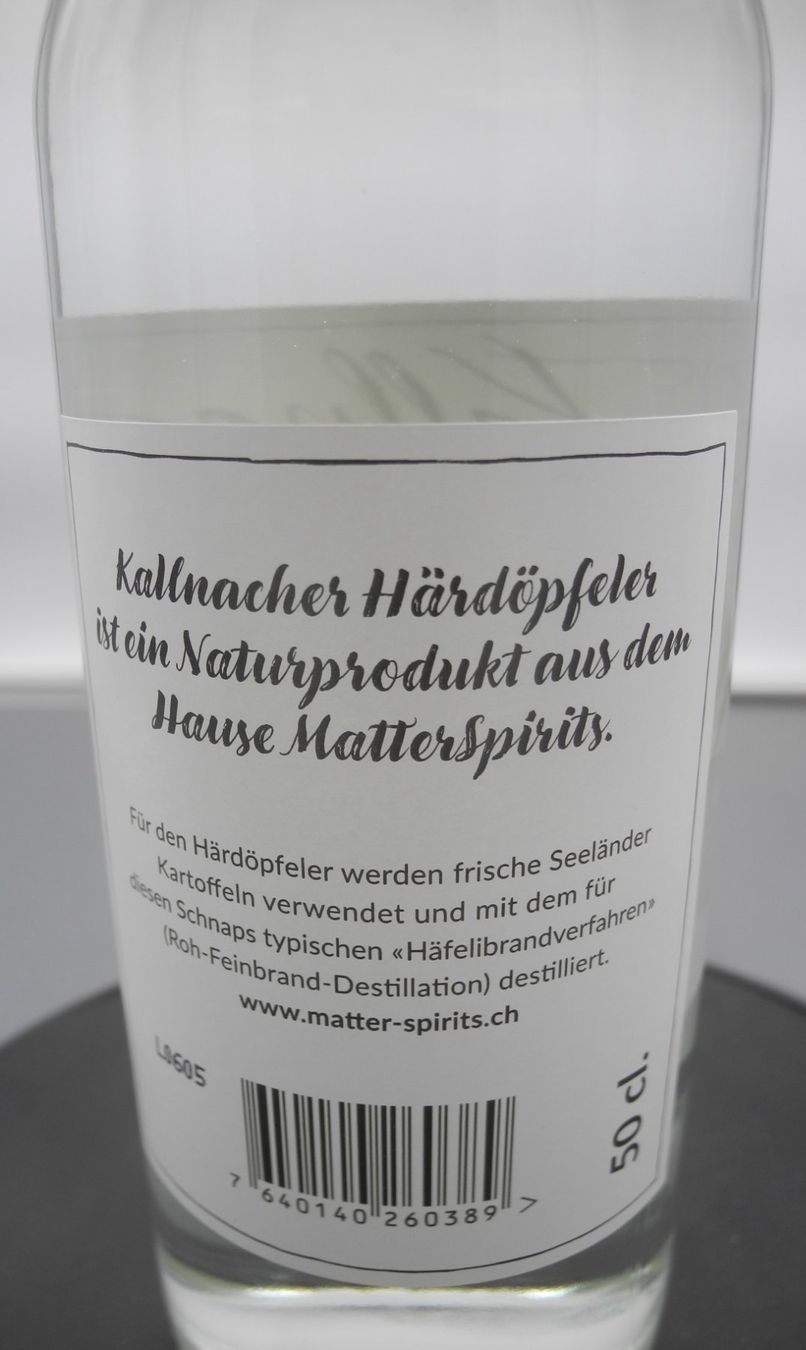 Spirituosen: Kallnacher Härdöpfeler 50cl – Neu (gemäss Beschreibung) aus Kottwil von Crazyrolf 1