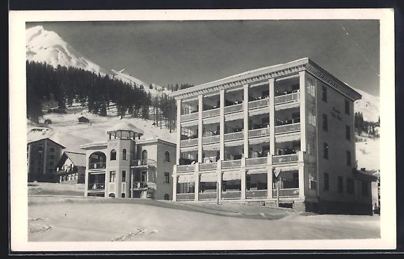 Cartoline postali: AK Davos, Pension Villa Aela – Usato da Berlin venduto da bartko-reher