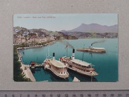 Luzern, Quai, Rigi, Schiff, Dampfschiff