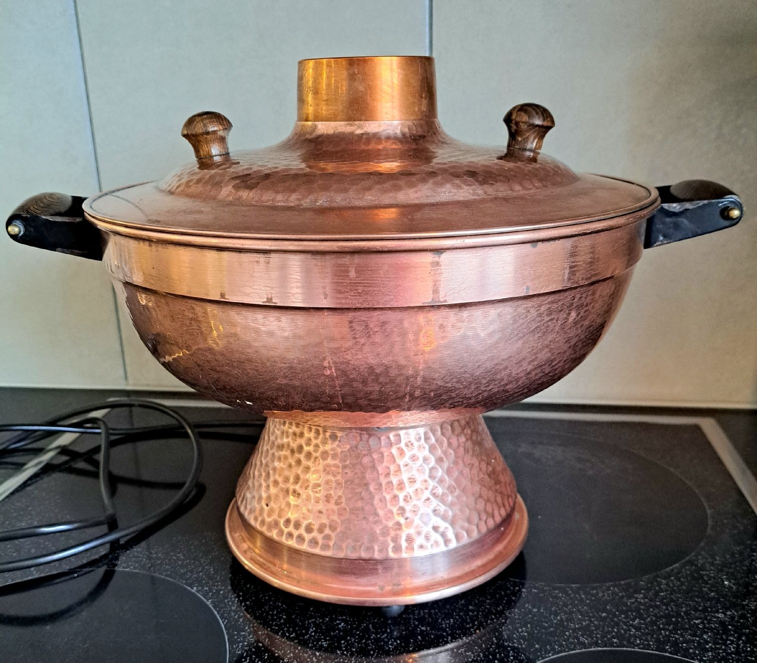 Anneaux Magnétiques En Cuivre Martelé Vintage - Pour Homme Et Femme - Cuivre Pur, Léger, Confortable - Sans Nickel Ni Plomb - 4