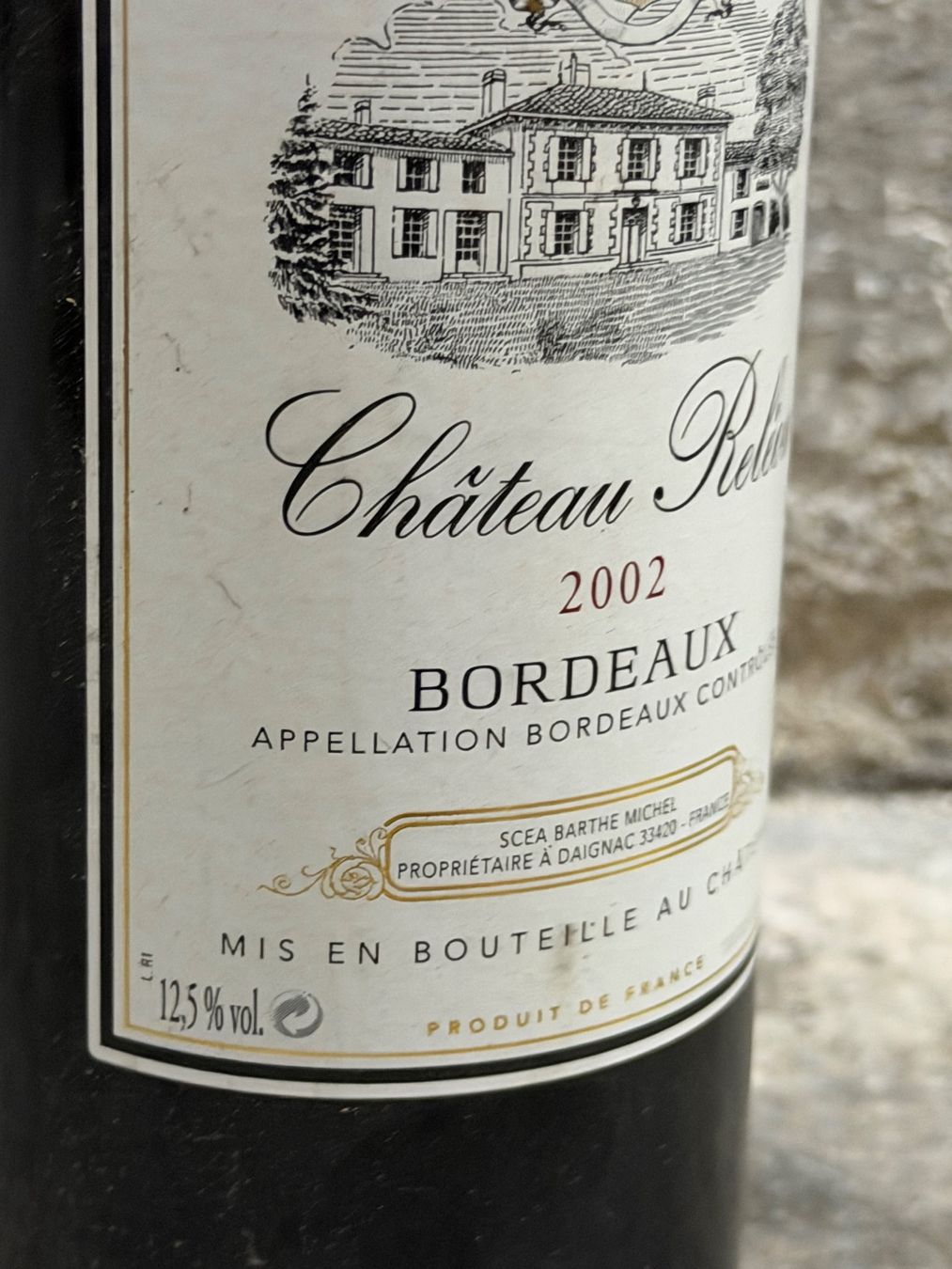 Vino: Château Reléou BORDEAUX 2002 – Nuovo (secondo la descrizione) da La Tour-de-Peilz venduto da avediscipule 2