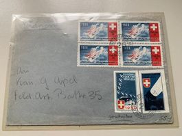 1 lettre oblitérée poste militaire - voir photo