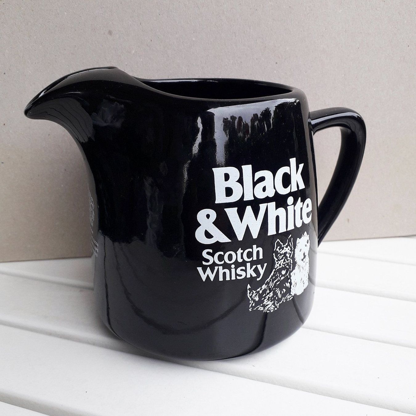Karaffen: Vintage "Black & White" Whiskykrug - # 2 – Neu (gemäss Beschreibung) aus Lugano von Maurizio_Collector