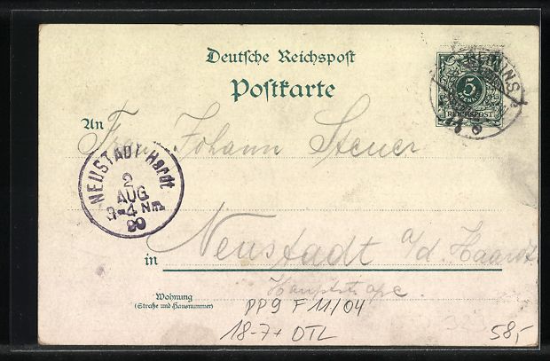 Ganzsachen: Litho Ganzsache PP9F11 /04: Berlin, Kauf – Gebraucht aus Berlin von bartko-reher 1