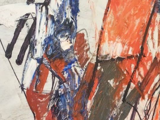 Dipinti: Gianni Bertini 1964 – Usato da Zürich venduto da Zuerichparis08 6