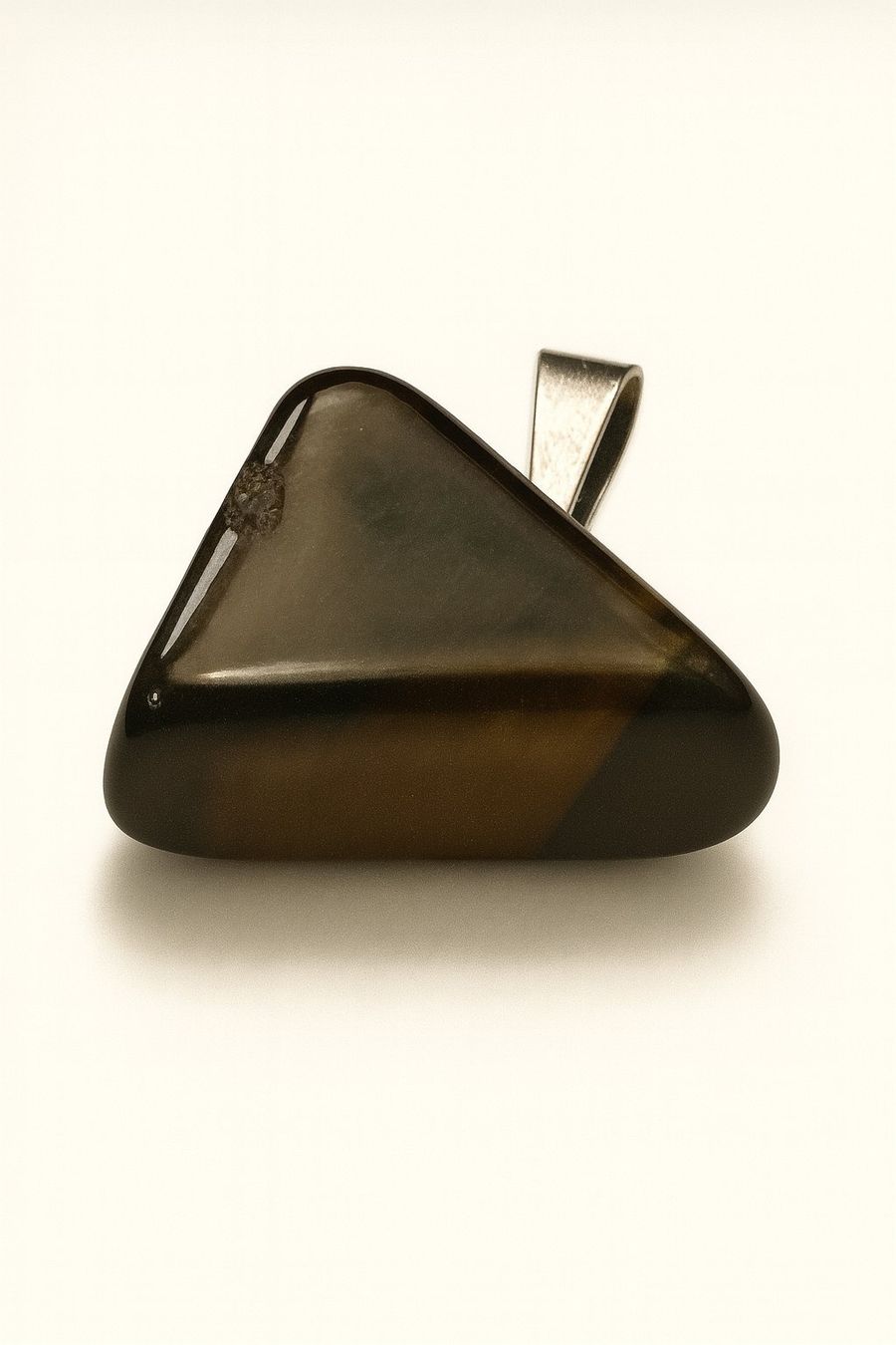 Ciondoli: Pendentif Oeil de Tigre Triangle Ambre – Nuovo (secondo la descrizione) da Territet venduto da Cenh