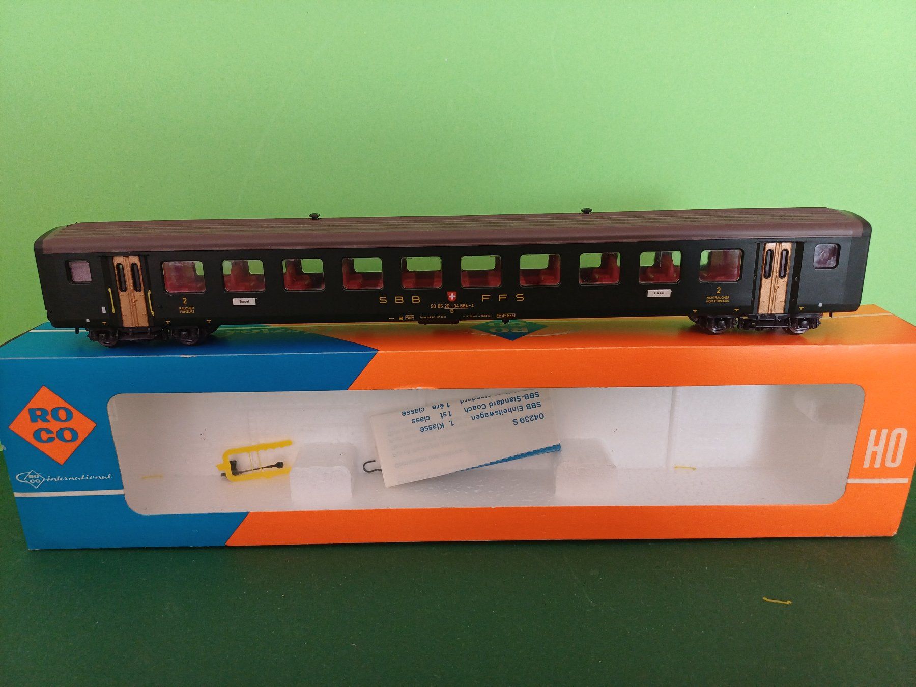 Roco Modelleisenbahnen: Roco Personenwagen 2.Klasse der SBB – Gebraucht aus Bassersdorf von darki77