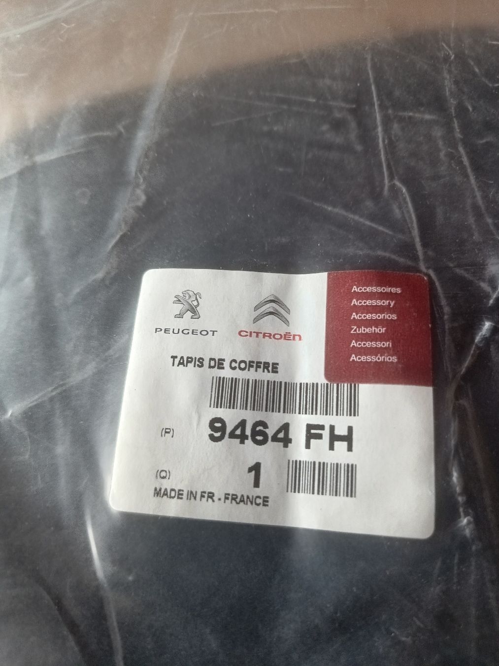 Citroën Teppiche / Matten: Original Kofferraummatte Citroen C4 – Neu und originalverpackt aus Burgdorf von Bxblau