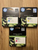 HP Druckerpatronen 951XL Cyan Gelb Magenta 3er Set neu