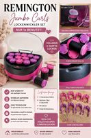 Remington Jumbo Curls Lockenwickler Set – nur 1x benutzt