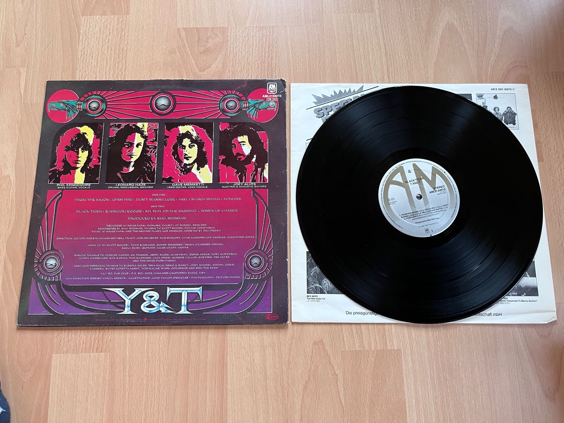 Schallplatten: Y & T - Black Tiger – Gebraucht aus Giebenach von Wurlitzer70 1
