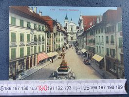 SOLOTHURN HAUPTGASSE  BELEBT OLDTIMER-AUTOS SO AK
