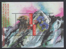 2003 1087 Sonderblock Trilaterale Ticino 2003 postfrisch